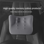 Ergonomic Neck Support Car Pillow for Driving Seat | Washable Cover close-up view