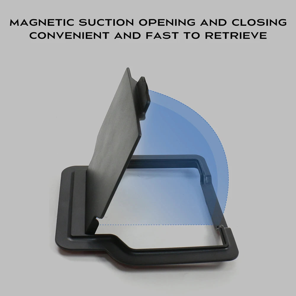 for Tesla Model Y 2025 and Model 3 Highland 2024 Armrest Storage Box | Hidden Magnetic O detail view