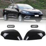Glossy Black Door Wing Rearview Mirror Cover For Renault Megane 3 MK3 III 2008 2009 2010 2011 2012 2013 2014 2015 Mirror Cap