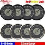 Retro Classic 52mm Gauge Set | Oil Pressure Voltmeter Fuel Water Temp for Car Boat 12V24V