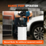SucceBuy 6.5L Fluid Extractor Manual Hand-Operated Car Brake Oil Changer with Hose Vacuum Fluid Oil Pump for Car Accessories