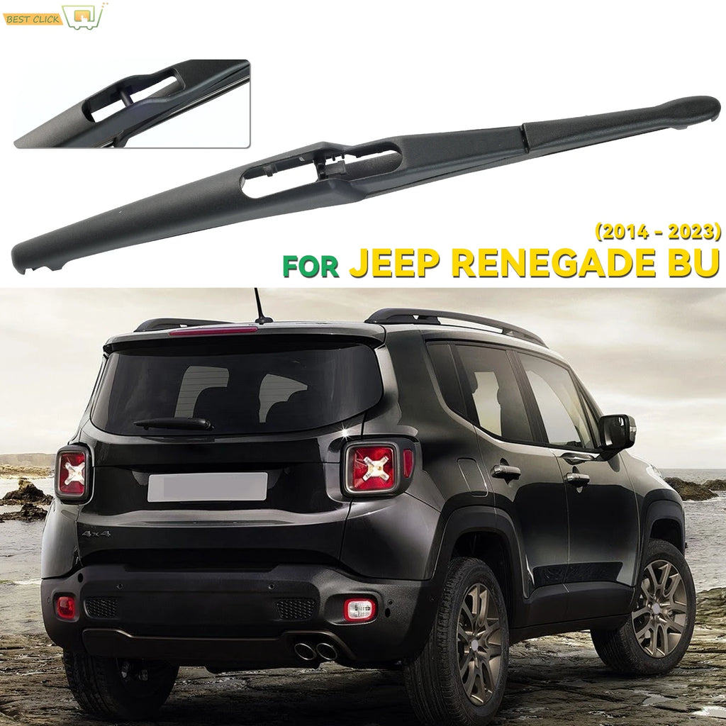 10" Car Rear Wiper Blade For Jeep Renegade 2015 2016 2017 2018 2019 2020 2021 2022 2023 68256590AA Rain Brush Tailgate Window