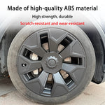 For Tesla Model YL 2026 4 Pack Hub Caps | 19 Inch Wheel Cover Set lifestyle view