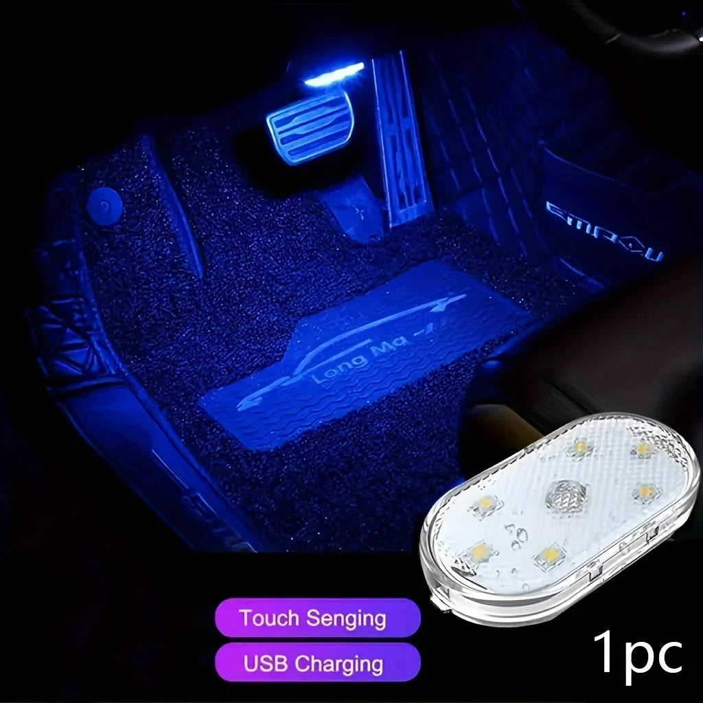 Wireless USB Rechargeable LED Lights for Car Interior alternate view
