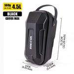 WILD MAN Anti-Theft Electric Scooter Bag Bike Front Fork Pouch Quick Release Hard Shel close-up view