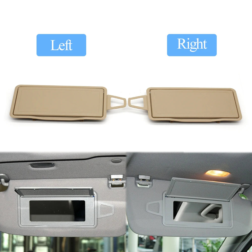 W221 Car Sun Shade Visor Makeup Cosmetic Mirror Cover For Mercedes Benz S Class W220 W221 S300 S350 S500 2218104117