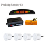 Car LED Parking Sensor Kit with 4 Radar Accurate Digital Display of Obstacle Distance alternate view