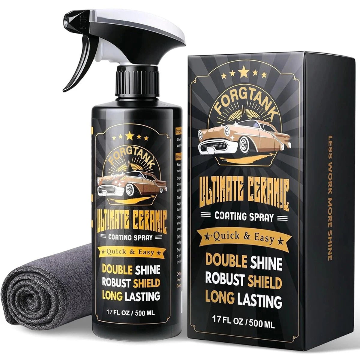 Ceramic Coating Spray for Car Polish | Unmatched Shine Car Wax Sealant