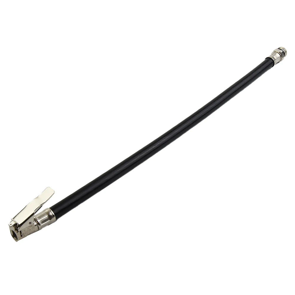Portable Air Tyre Inflator Hose | Rustproof Auto Pump Gauge Connector detail view