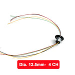 Micro Slip Ring 12.5mm 2/4/6/8/12/18 Channel For RC Excavator DIY Gimbal alternate view