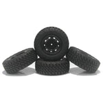 4PCS 73mm 5mm Hex 1/12 RC Car Crawler Off Road Rubber Tires Wheel for MN99 MN98 MN82 lifestyle view