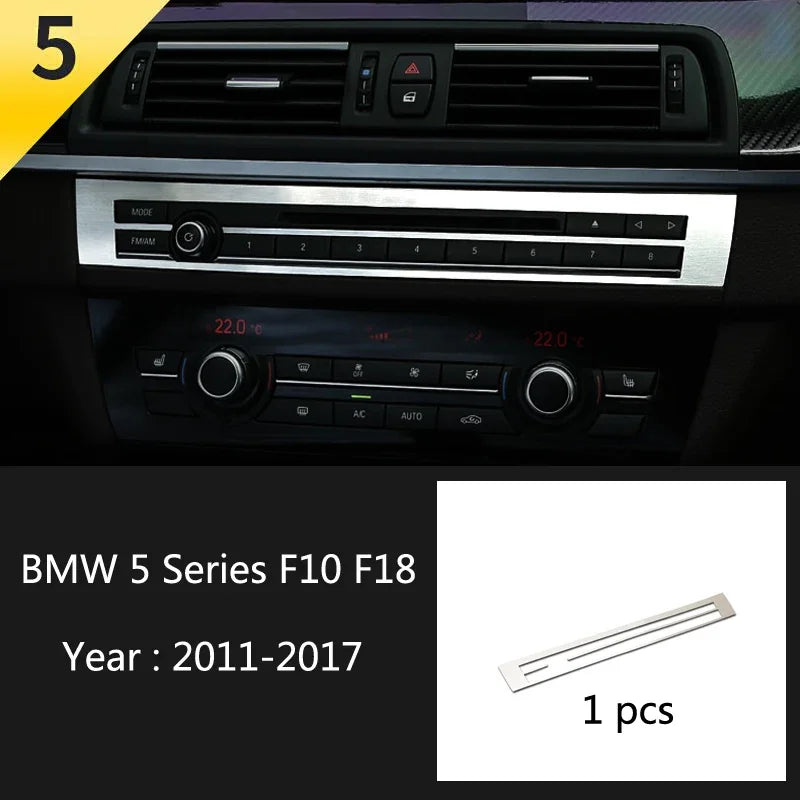 Car Interior Front Reading Lampshade, Lamp Decoration Frame For BMW 5 Series F10 F1 additional angle