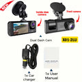 WIFI 2/3Camera Dash Cam For Car Camera 1080P HD Video Recorder Car DVR Front Rear View Camera Night Vision Car Accessories