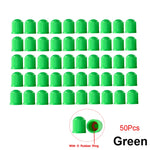 10/25/50/100Pcs Universal Plastic Tire Valve Caps for Cars, Trucks, Motorcycles, an additional angle