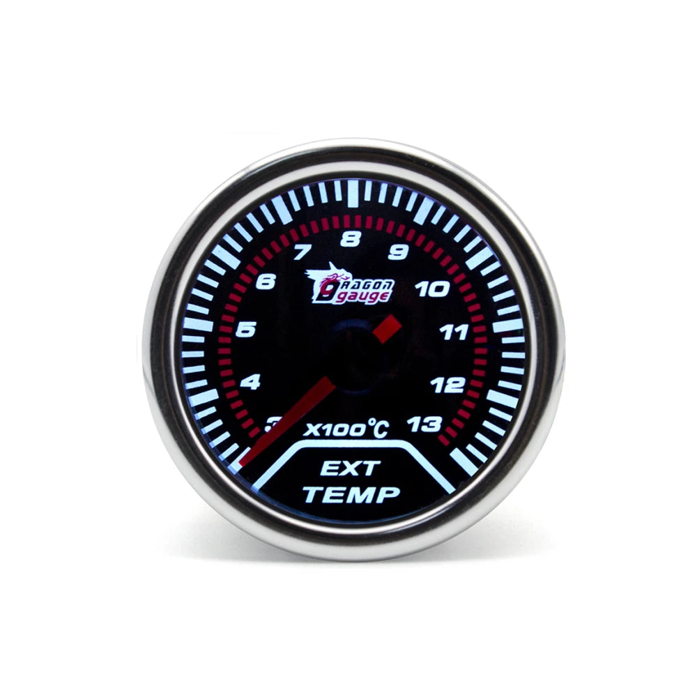 52mm 12V Car Gauge Set | Turbo Boost Oil Temp Water Temp Tachometer lifestyle view