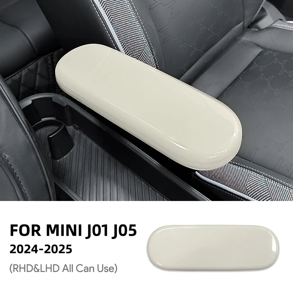 For MINI Cooper E/SE J01 EV Aceman J05 2024 2025 Car Center Console Storage Box Armrest Panel Cover Sticker Interior Accessories