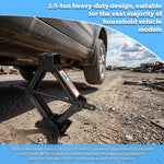 1.5T/2T Car Scissor Jack Auto Emergency Crank Lift Stand Labor-Saving Repair & Tire Repl detail view