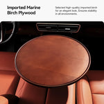 YZ Expander Multi-Function Wooden Car Cup Holder Drink Holder with Food Table | 360-D lifestyle view
