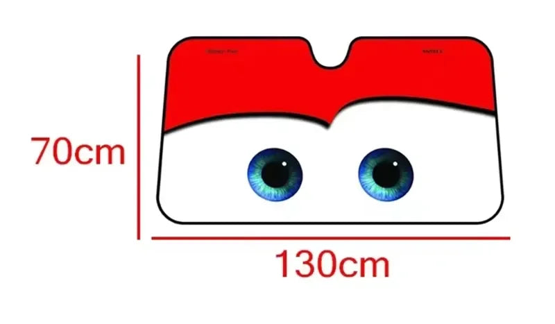 Car Solar Protection 4 Colors Eyes Heated Windshield Sunshade Car Window Windscreen C lifestyle view