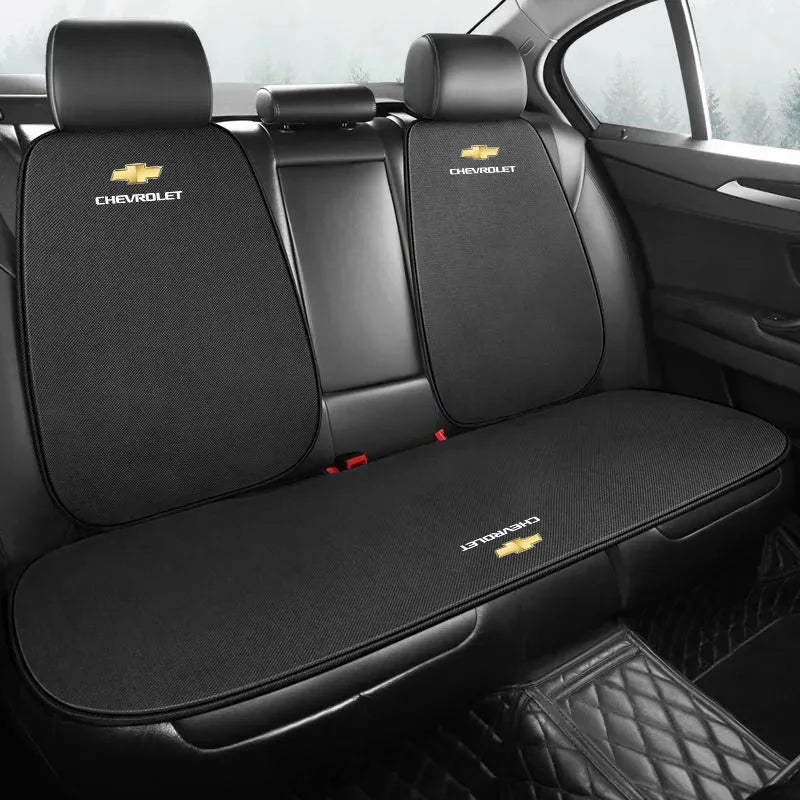 Car Seat Cushion Cover Breathable Flax Fabric Soft Pad | For Chevrolet Models alternate view