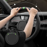 Universal Non-Slip Suede Car Steering Wheel, O/D-Type Steering Covers Wheel Booster Protect Cover for Car Anti-skid Accessories