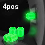 Luminous Tire Valve Caps 6 Colors Car Motorcycle Glowing Valve Cover Car Tire Wheel additional angle