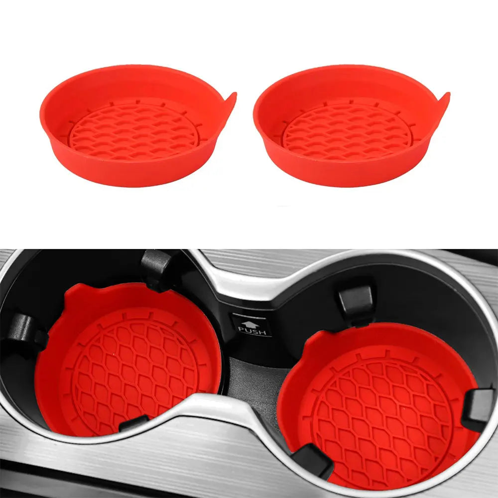 Car Cup Holder Coaster Silicone Insert | 2pcs/4pcs