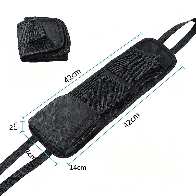 Multifunctional Car Seat Side Organizer Hanging Storage Bag With Cup Phone Pocket Aut lifestyle view