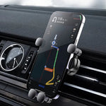 Gravity Car Phone Holder for Air Vent, 4.7-7 Inch Phones close-up view