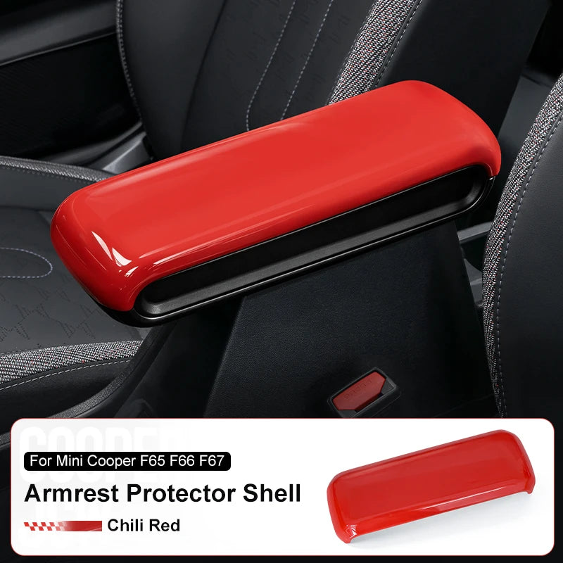 Car Center Console Stowing Tidying Armrest Box Panel Trim Cover For MINI COOPER S F66 F6 detail view