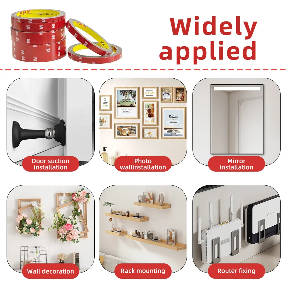 3-meters strong double sided acrylic foam mounting tape high temperature resistant fo lifestyle view