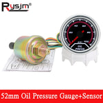 52mm 12V Car Gauge Set | Water Temp Oil Temp Oil Press Voltmeter Tachometer RPM Air additional angle