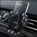 Universal Car Air Vent Phone Holder | Gravity Auto GPS Mount Stand additional angle
