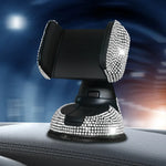 2024 Diamond Cell Phone Holder for Car Phone Mount Pink Flexible Table Stand Mount Bling detail view
