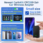CarlinKit 2Air Wireless Adapter | Android Auto and CarPlay Dongle additional angle