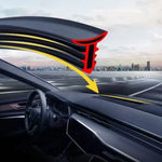 1.6M Car Dashboard Sealing Strip Noise Sound Insulation Rubber Strips Front Windshield Gap Strip Universal Seal Accessories