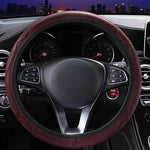 [FE] [FE] Universal Auto Car Steering Wheel Cover Leather Breathable Anti-slip 38cm lifestyle view