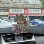 Newest JDM Style Performance Car Rearview Mirror Pendant Air Freshener Solid Paper Decoration Car Decoration Anime Turbo Decor