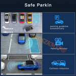 4-Channel 360° Dash Cam | 1080P, WiFi App, 24H Parking Monitor lifestyle view