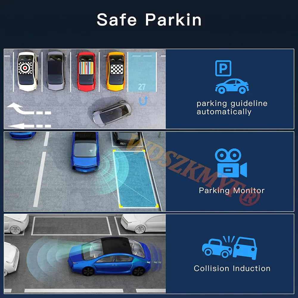 4-Channel 360° Dash Cam | 1080P, WiFi App, 24H Parking Monitor lifestyle view