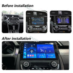2 Din Car CD Fascia for 2016-2020 Honda Civic 9 Inch Panel Frame Plastic Accessories Aut detail view