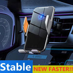 Wireless Car Charger Magnetic Auto Car Phone Holder Mount | Fast Charging Stand for iPhone 15 14 13