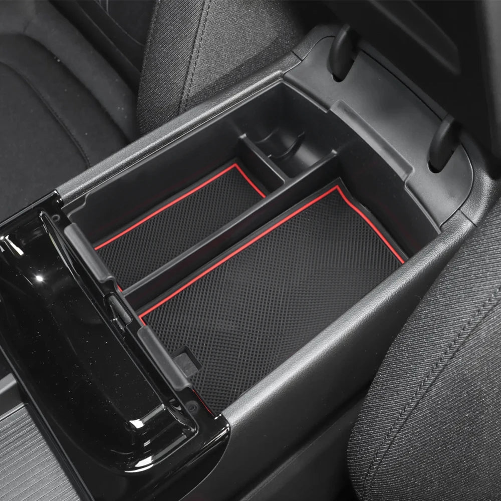 For Hyundai Tucson 2025 2026 Armrest Storage Box Center Console Organizer Tray Plate Container Car Interior Accessories
