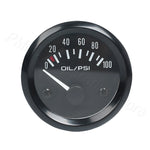 Car Gauge Set 52mm 12V | Water Temp Oil Temp Oil Press Fuel Volts Ammeter detail view