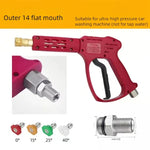 High-Pressure Power Washing Gun | Car Wash Nozzle with Fan Spray detail view