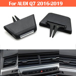 Front Left Right Middle Air Conditioner Outlet AC Vent Grille Slider Clip Adjust Knob For Audi Q7 2016 2017 2018 2019