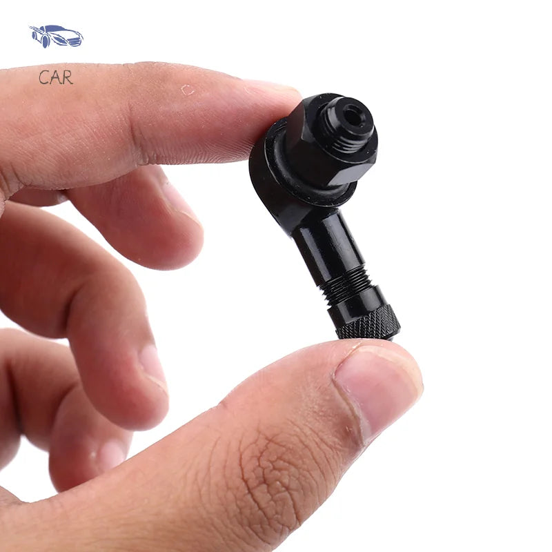 1Pc Metal Valve Elbow 90 Degree Angle Motorcycle Tire Valve Stem | Durable Aluminum additional angle