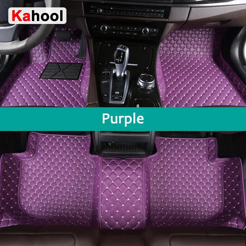 KAHOOL Custom Car Floor Mats For Mercedes Benz CLA X117 X118 C117 Auto Carpets Foot Coche Accessorie