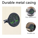 Refillable Car Air Freshener | Vent Clip Diffuser with 10 Gaskets detail view