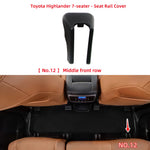 Middle Rear Seat Rail Track Cover Cap For Toyota Highlander 05-21 Car Seat Slide Rail alternate view